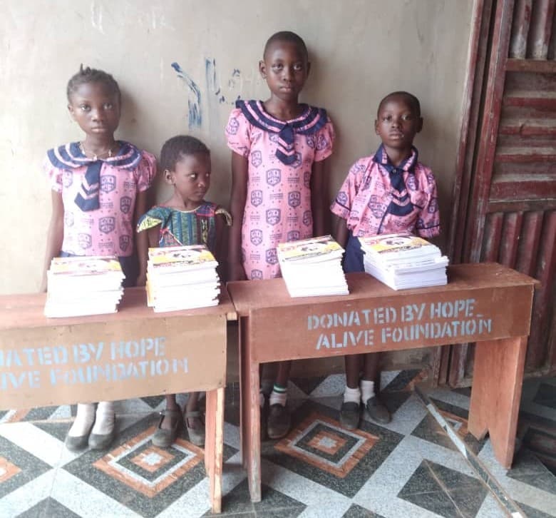 Outreach at a school 2